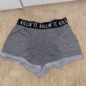 Blue notes grey shorts